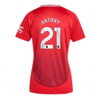 Manchester United Antony #21 Kotipaita Naiset 2024-25 Lyhythihainen